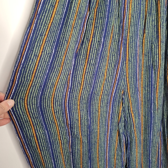 Urban Outfitters Rambaugh striped tube top wide leg jumpsuit size Medium - Picture 5 of 9